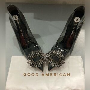 Good American CinderF*ckingRella in Black Pumps Size 4